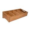 Mikasa Hospitality BQ019L Select Concept Oak 23.2in x 10.9in Tilted Cutlery Box 