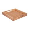 Mikasa Hospitality BQ091L Select Concept Oak 11in x 11in Serving Tray with Handles 