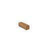 Mikasa Hospitality BQ125L Select Concept Oak 3.8in x 1.2in Message Cube 