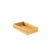 Mikasa Hospitality BQ204L Select Concept Oak 10.1in x 6.4in x 2.2"H Cutlery Box 