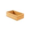 Mikasa Hospitality BQ205L Select Concept Oak 10.1in x 6.4in x 3.3"H Cutlery Box 