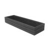 Mikasa Hospitality BQ206B Select Concept Black Oak 20.9in x 6.4in x 3.3"H Cutlery Box 