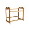 Mikasa Hospitality BQ208L Select Concept Oak 8.3in x 8.3in 2-Tier Display Stand 