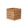 Mikasa Hospitality BQ233L Select Concept Oak 7.9in x 7.9in Cutlery Box - 2 Each 