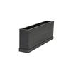 Mikasa Hospitality BQ303B Select Concept Black Oak 14.4in x 2.4in 3-Section Cutlery Tray 