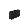 Mikasa Hospitality BQ304B Select Concept Black Oak 10in x 2.2in 2-Section Cutlery Tray 