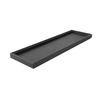 Mikasa Hospitality BQ704B Select Concept Black Oak 20.9in x 6.4in Flatware Holder 