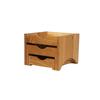 Mikasa Hospitality BQ705L Select Concept Oak 11in x 10.9in 3-Tray Display Stand 