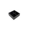 Mikasa Hospitality BQ720B Select Concept Black Oak 7.9in x 7.9in Tea Box - 5 Each 