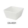 Yanco China Cambria White Porcelain with Aluminum 4oz Sauce Dish - 4dz - CA-4031 