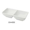 Yanco China Cambria White Porcelain with Aluminum 4oz Sauce Dish - 3dz - CA-4032 