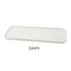 Yanco China CA-513 Cambria White Porcelain with Aluminum 13.75in x 5in Plate- 2dz 