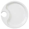 Yanco China CAT-7010IV Catering Ivory Melamine 9.5in dia. Party Plate - 2dz 