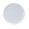 Yanco China CO-1018 Extra Heavy Duty White Melamine 18in dia. Coupe Plate - 1dz 