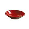 Yanco China CR-1028 Two-Tone Black/Red Melamine 3oz 3.75in dia. Sauce Dish 