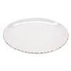 GET CS-10-UM Urban Mill Cream Melamine 10.5in dia. Irregular Coupe Plate 