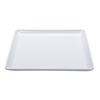 GET CS-1101-W Midtown White Melamine 11in Square Coupe Plate - 1dz 