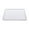 GET CS-600-W Midtown White Melamine 6in Square Coupe Plate - 2dz 