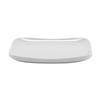 GET CS-6114-W Siciliano White Melamine 4in x 4in Coupe Plate - 4dz 