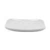 GET CS-6115-W Siciliano White Melamine 5in Square Coupe Plate - 4dz 