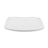 GET CS-6116-W Sicilano White Melamine 6in x 6in Coupe Plate - 2dz 