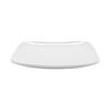 GET CS-6117-W Siciliano White Melamine 7.5in x 7.5in Square Coupe Plate 