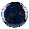 GET Cosmo Blue Melamine 7in dia. Irregular Coupe Plate - 1dz - CS-7-CSB 