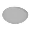 GET CS-710-LG Riverstone Light Gray Melamine 7in dia. Coupe Bread Plate 