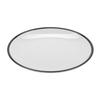 GET CS-800-W/BK Settlement Bistro White Melamine 8in dia. Side Dish - 4dz 