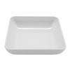 GET CS-8020-W Midtown White Melamine 1.5qt 8in Square Bowl - 6 Each 