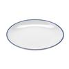 GET CS-900-W/CB Settlement Bistro White Melamine 9in dia. Dinner Plate- 2dz 