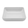 GET CS-9236-W Midtown White Melamine 2.3qt Square Bowl - 6 Each 