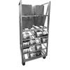 Channel Manufacturing CSBR-80M 33.25in x 28in Aluminum Mobile Can Storage Rack 