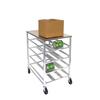 Channel Manufacturing CSR-4MS 25.75inx35.25in Aluminum Mobile Can Rack w/Stainless Steel Top 