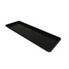 Channel Manufacturing D926-B 9in x 26in Black Plastic Bakery Display Tray - 1dz 