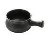 Yanco China Diamond Black Porcelain 18oz Serving Skillet with Lid- 2dz - DB-4105 