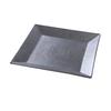 Yanco China DB-512 Diamond Black Porcelain 12in x 12in Square Plate - 2dz 