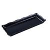 Yanco China DC-6014B Deli Black Melamine 14in x 5.25in Serving Tray - 6 Each 