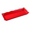 Yanco China DC-6014R Deli Red Melamine 14in x 5.25in Serving Tray - 6 Each 