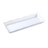 Yanco China DC-6014W Deli White Melamine 14in x 5.25in Serving Tray - 6 Each 