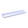Yanco China DC-6019W Deli White Melamine 19in x 5.25in Serving Tray - 1dz 
