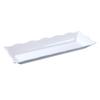 Yanco China DC-6117W Deli White Melamine 17.5in x 6.75in Serving Tray - 6 Each 