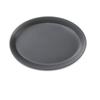 Yanco China DI-411 Discover Grey Melamine 11in x 7.75in Oval Plate - 1dz 