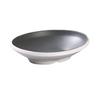 Yanco China DI-6108 Discover Grey Melamine 16oz 8in x 6.5in Oval Plate - 2dz 