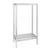 Channel Manufacturing ED2048-2 48inx20"Welded Aluminum Dunnage Shelving Unit with 52.5"Spacing 