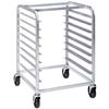 Channel Manufacturing ETPR-3S3 24.5in x 26in x 36in Aluminum Food Pan Rack with 3in Spacing 