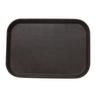 Yanco China FT-1418 Brown Fiberglass 18in x 14in Rectangular Serving Tray - 1dz 