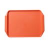 Yanco China FT-803OR Orange Melamine 17in x 12in Serving Tray - 2dz 