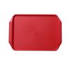 Yanco China FT-803RD Red Melamine 17in x 12in Serving Tray - 2dz 
