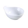 Yanco China FU-0104 Fuji Bone White Porcelain 5oz Square Bowl - 3dz 